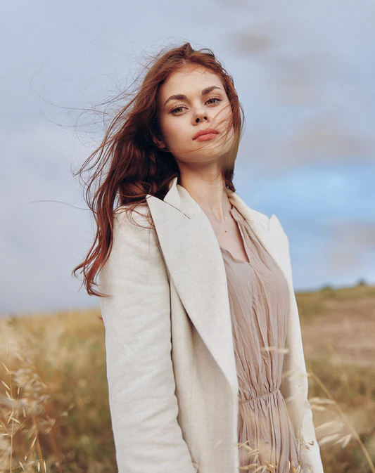 Vogue elasticized wrap skirt image