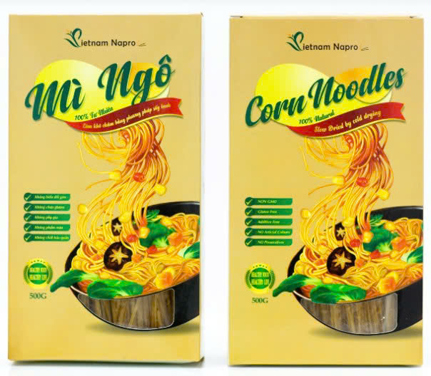 VIETNAM NAPRO - MỲ NGÔ KHÔNG BIẾN ĐỔI GEN VÀ KHÔNG CHỨA GLUTEN image