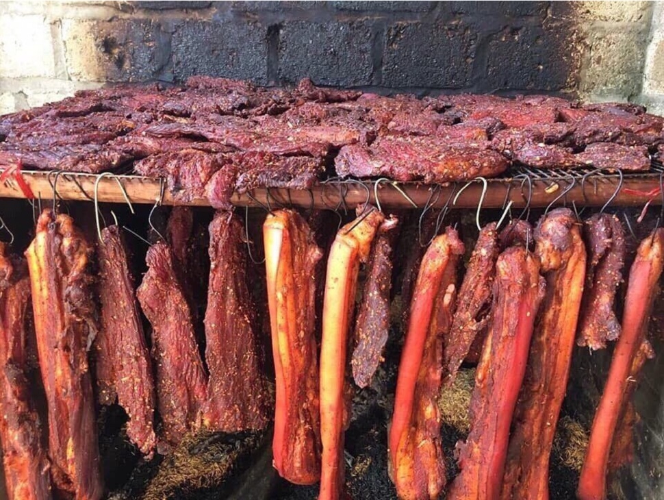 Đặc sản thịt khô Tây Bắc.