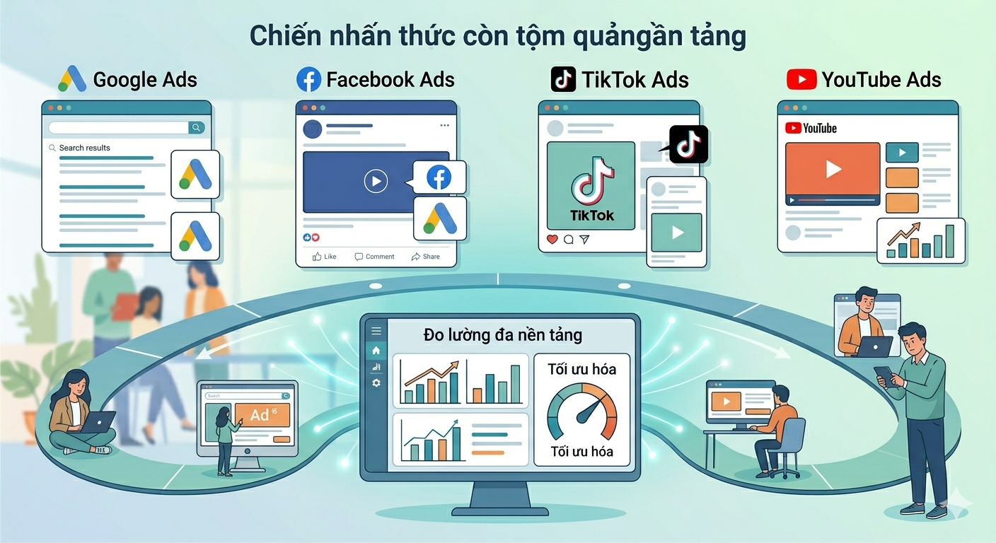 Người dùng ngày nay chủ yếu tìm kiếm và so sánh sản phẩm qua các thiết bị điện tử