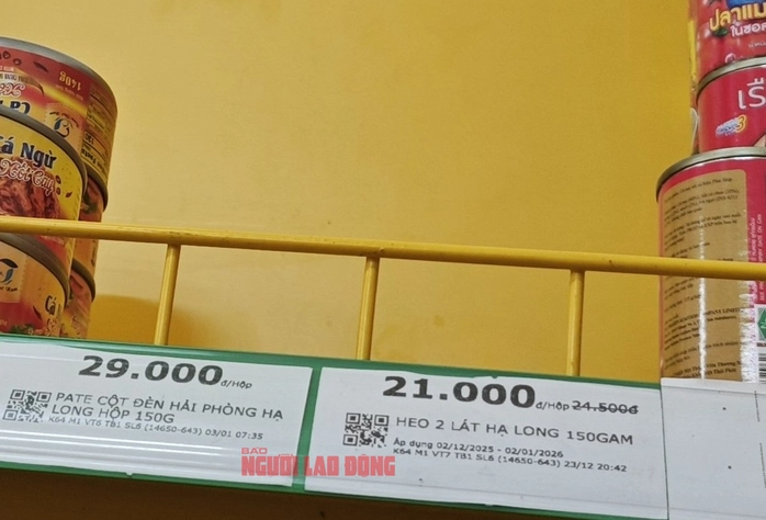 Khu vực trước đây bán sản phẩm của "đồ hộp Hạ Long"