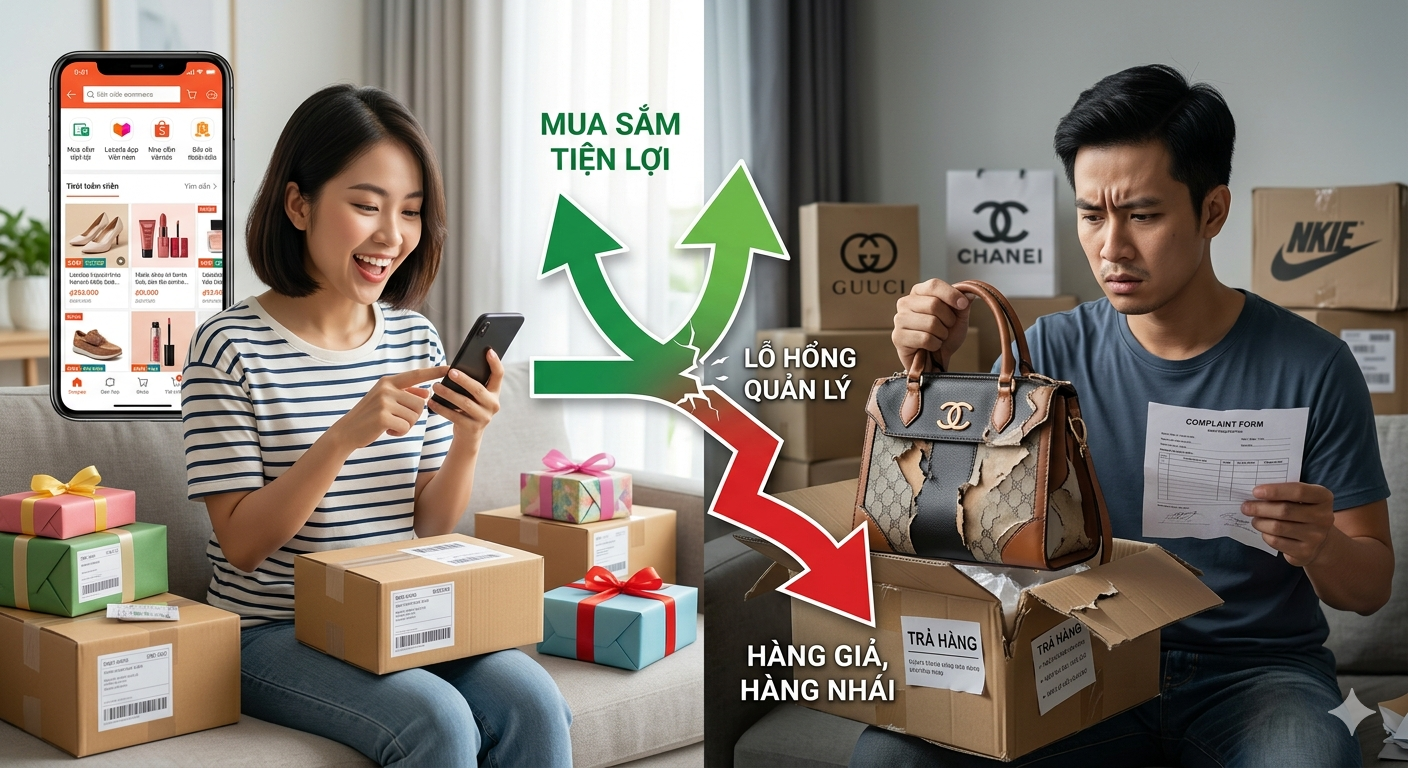 Chống hàng giả trên thương mại điện tử:  Cuộc chiến không thể chậm trễ image