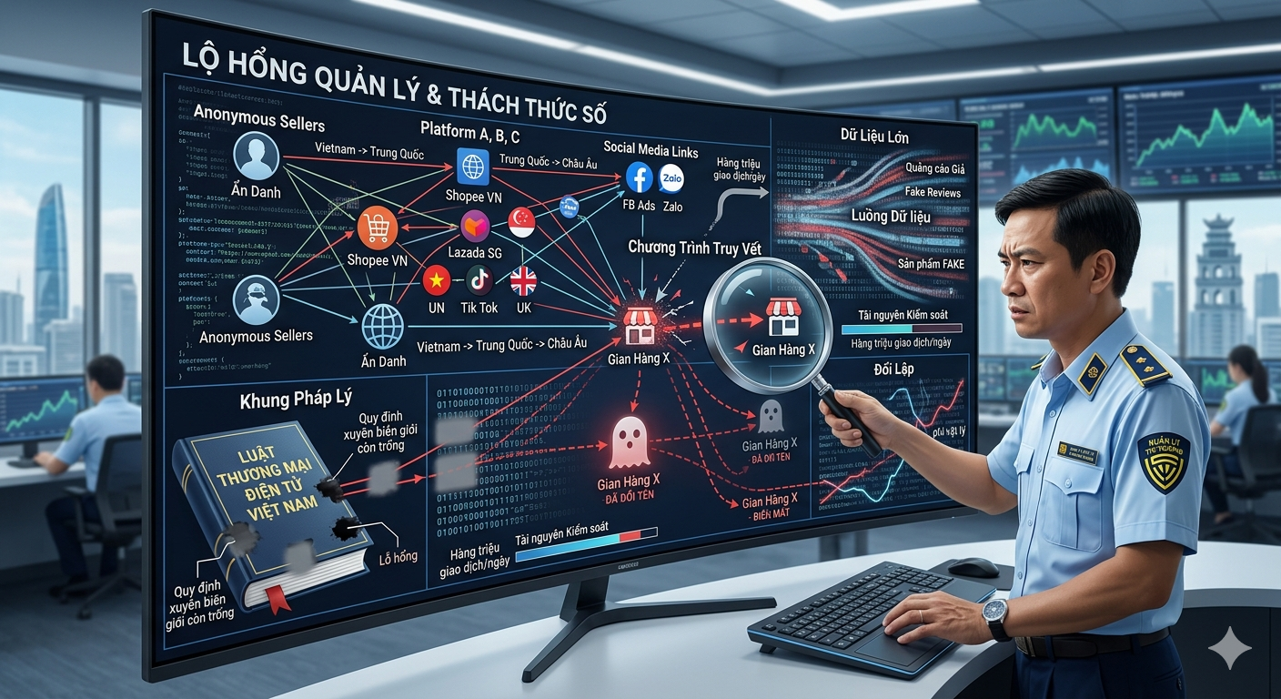 Việc xác minh và xử lý sai phạm trong TMĐT vẫn gặp nhiều khó khăn,  trở ngại