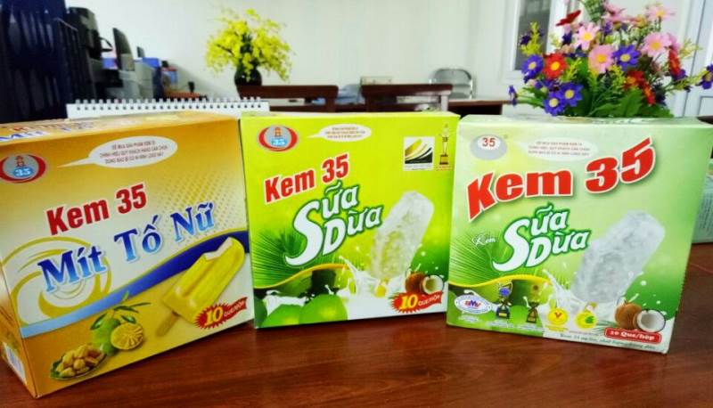 TRANH CHẤP NHÃN HIỆU GIỮA  “Kem 35 và hình” và KEM “35 và hình” 