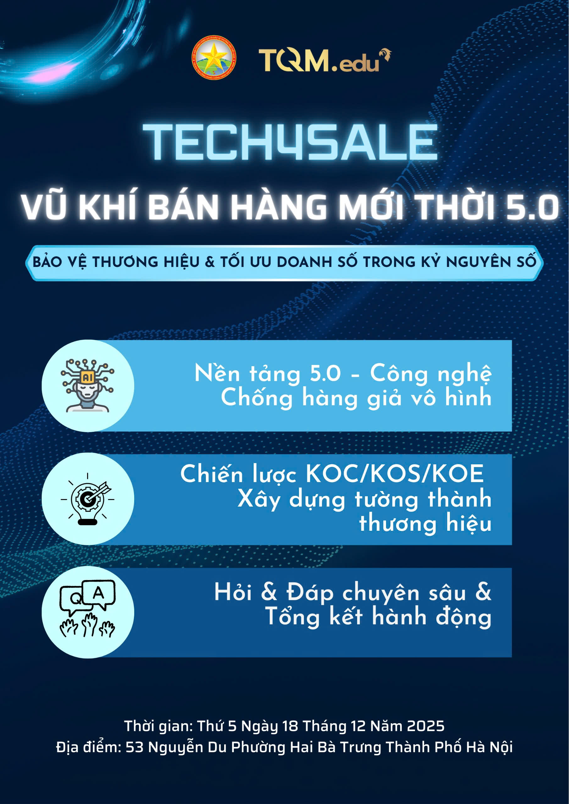 WORKSHOP TECH4SALE - VŨ KHÍ BÁN HÀNG 5.0 image